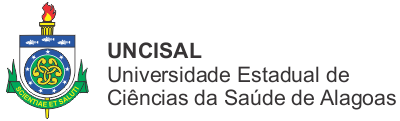 Logo da Universidade Estadual de Ciencias da Saude de Alagoas